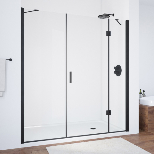 Душевая дверь Vegas-Glass AFP-F TUR+NOVO AFP-F NOVO 190 02М 01 R 190х189 стекло прозрачное 6 мм