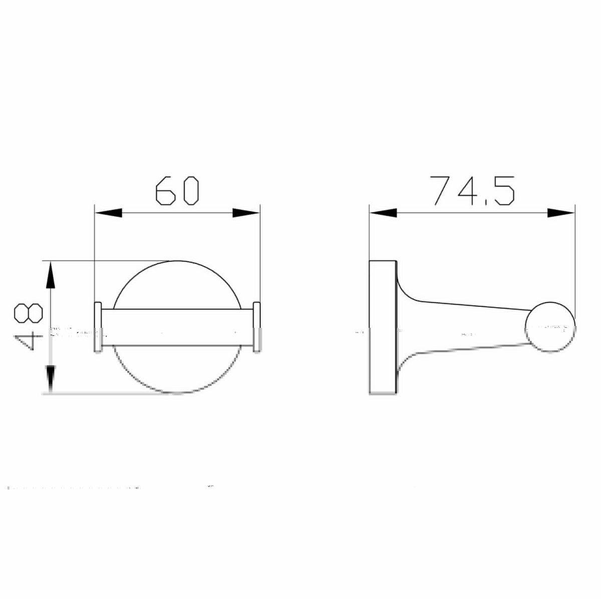 Крючок Wonzon & Woghand Simple WW-6525 - фото 2