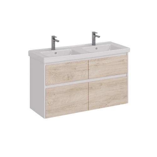 Тумба под раковину LeMark Combi LM03C125T-dub 120х44,5х68,2 подвесная/напольная