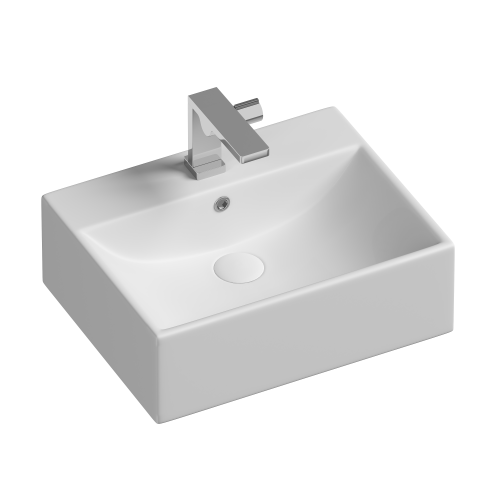 Раковина Ceramica Nova ELEMENT 50 см CN6040 накладная цвет белый