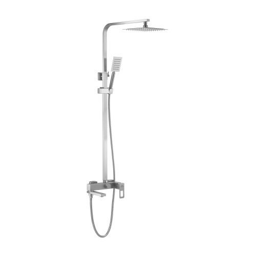 Душевая стойка Fashun A52417C настенная цвет сатин