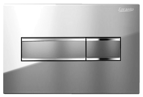 Клавиша смыва механическая Loranto 7322 цвет хром глянцевый