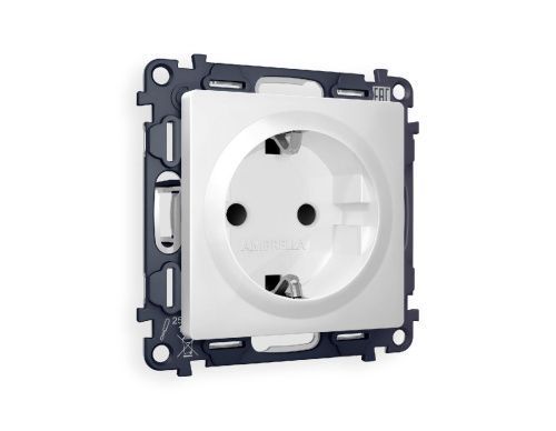 Комплект механизма розетки с/з со шторками Ambrella Volt Alfa (Алфа) MA107010