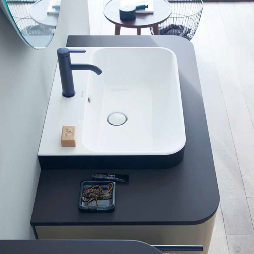 Раковина Duravit Happy D.2 Plus 60 см 2360606100 подвесная цвет белый матовый