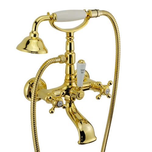 Смеситель для ванной Migliore REVIVAL 19511 настенный золото