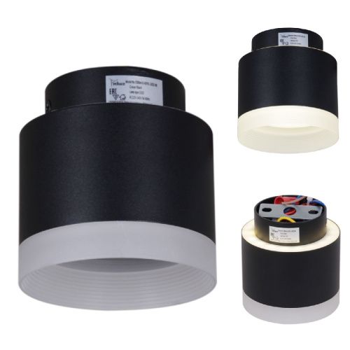 Светильник накладной Reluce 53004-9.5-001IL GX53+LED3W BK