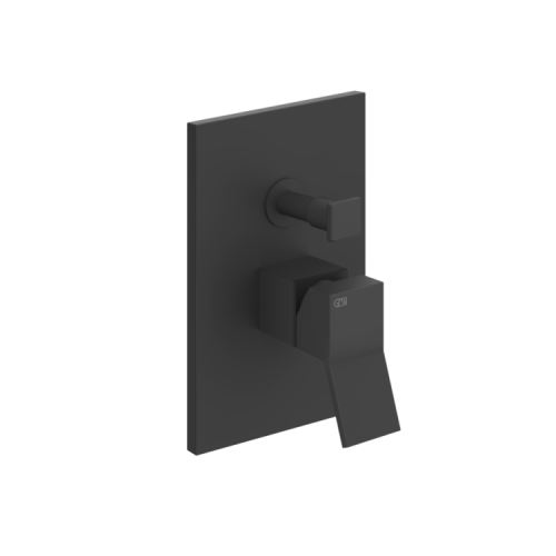 Смеситель Gessi Rettangolo K 53079/299 настенный встраиваемый черный матовый
