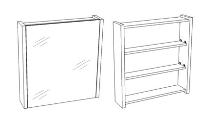 Зеркало-шкаф Corozo Верона SD-00000285 65х14х67 подвесной цвет коричневый - фото 4 Зеркало-шкаф Corozo Верона SD-00000285 65х14х67 подвесной цвет коричневый - фото 4