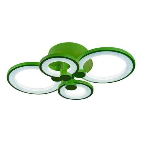 Люстра потолочная iLedex Ring (Ринг) A001/4 Green