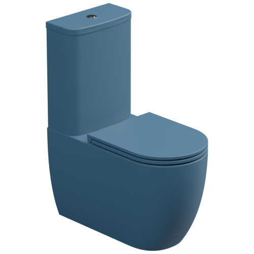 Чаша унитаза напольная GSG Ceramic Design Like LKMBL027P цвет синий