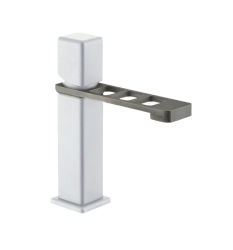 Смеситель Webert OX830102741 на раковину белый/сталь