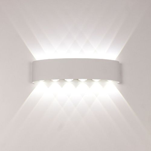 Уличный настенный светильник AM Group Am307 AM307-12X1W WH 4000K