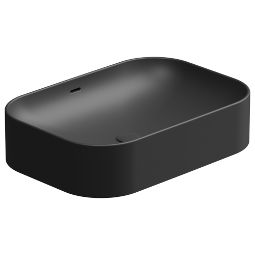 Раковина GSG Ceramic Design Easy 60см EALAVTP60003 накладная цвет черный матовый