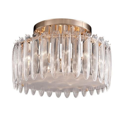 Люстра потолочная Delight Collection Piuma (Пиума) MX22027002-D65 gold