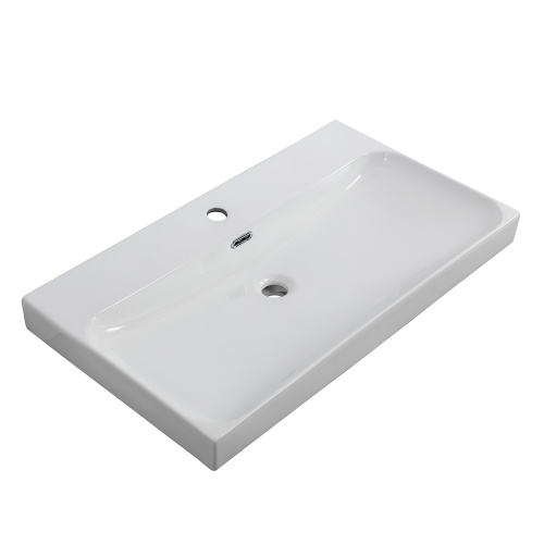 Раковина BelBagno Marino-Cer 81 см BB-8078-80 накладная цвет белый глянцевый