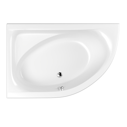 Ванна акриловая Whitecross AQUARELLA 0108.170110.100 170х110 пристенная асимметричная