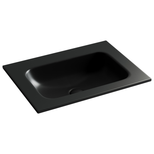 Раковина Ceramica Nova GRACE 61 см CN7011MBwx накладная цвет черный матовый