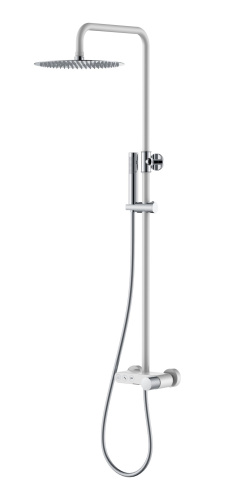 Душевая стойка Boheme Stick 128-WCR.2 настенная цвет хром