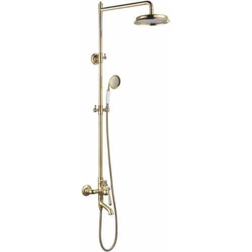 Душевая стойка Rose R0236E настенная цвет золото