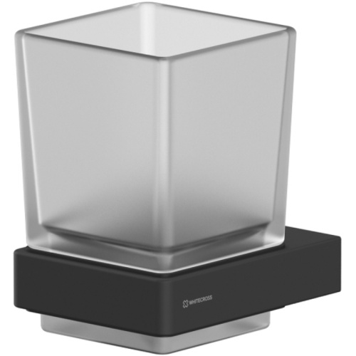 Стакан Whitecross Cubo black CU2430BL