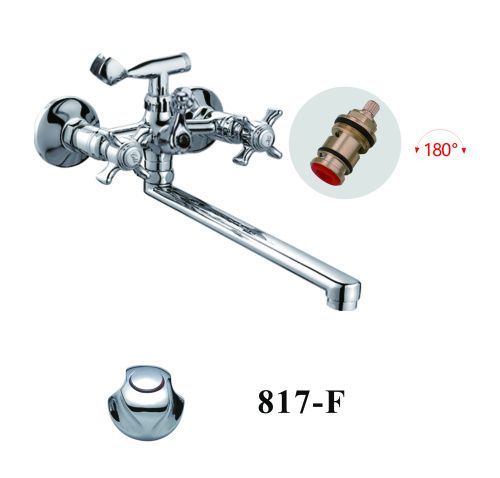 Смеситель для ванны D-Lin D147817-F настенный хром