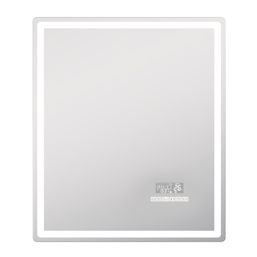 Зеркало с подсветкой Vigo Geometry Media Voice 044 60х70 подвесное