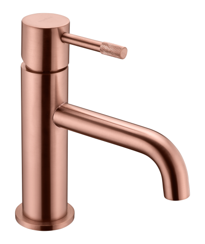 Смеситель Boheme Uno 461-CB на раковину медь брашированная