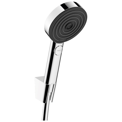 Душевой гарнитур Hansgrohe Pulsify 24303000 настенный хром/черный