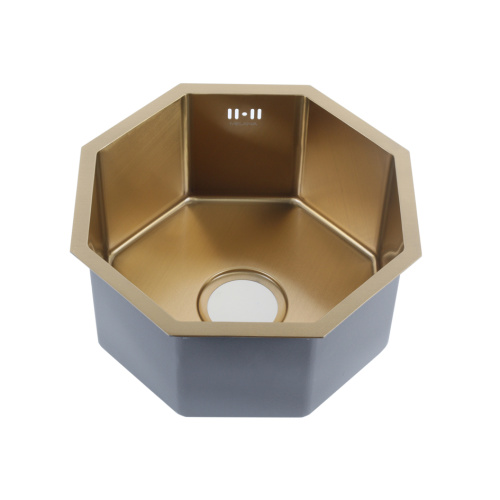 Кухонная мойка Melana ProfLine D400G золото 40x40 цвет золото