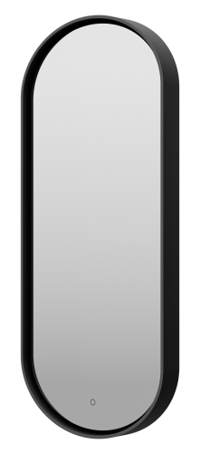 Зеркало в ванную Brevita Saturn SAT-Dro1-050-black 50x115