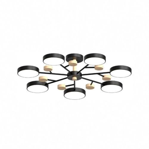 Люстра на штанге LED4U L3205-800 BK