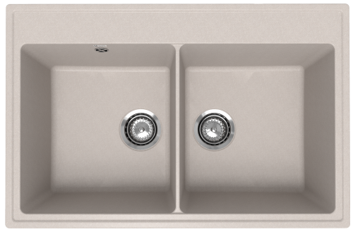 Кухонная мойка Ulgran Quartz Ruma 780-10 78х51 цвет песочный