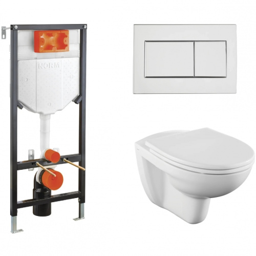 Комплект унитаз с инсталляцией Vitra FIT 9773B099-7207