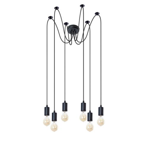 Люстра подвесная Arte Lamp BENDER (БЕНДЕР) A4322SP-6BK