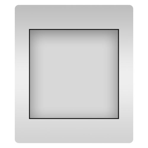 Зеркало Wellsee 7 Rays' Spectrum 172200330 80х80 подвесное - фото 2