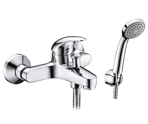 Смеситель для ванны WasserKRAFT Isen 2600 2601 настенный хром без термостата
