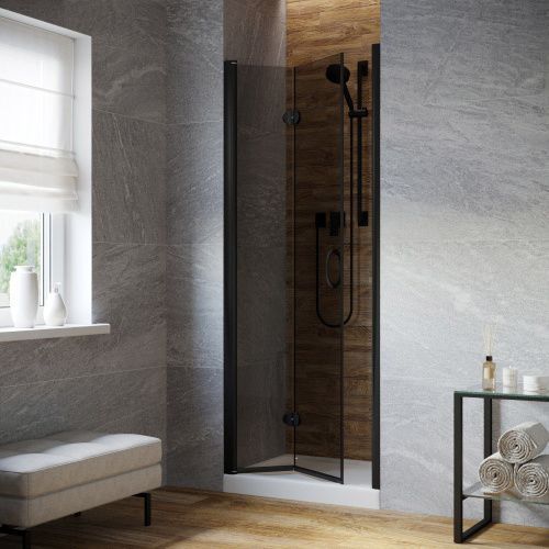 Душевая дверь Vegas-Glass GPS LUX GPS LUX 90 02М 07 L 90х200 стекло тонированное профиль черный