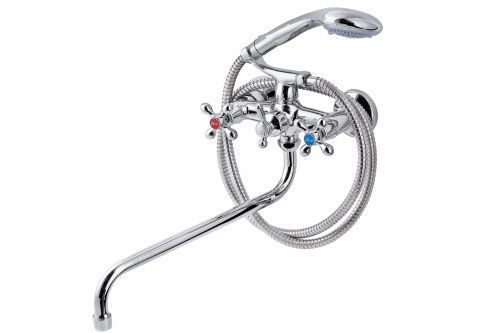 Смеситель для ванны и душа FAUZT FZs-317-10 настенный хром