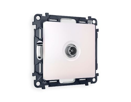 Комплект механизма TV розетки проходной 5-1000 MHz 4dB Ambrella Volt Alfa (Алфа) MA213030
