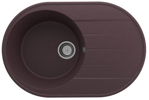 Кухонная мойка Ulgran Quartz Nora 750-06 75х50 цвет трюфель