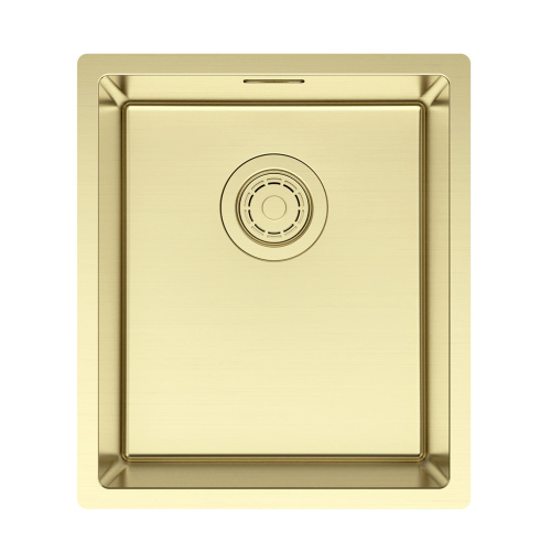 Мойка LASSAN 38 UNI, нерж. сталь, LA38-LG, светлое золото, 380х440мм, Paulmark