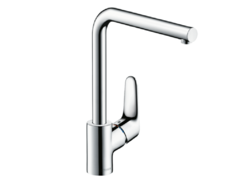 Смеситель для кухни Hansgrohe Focus M41 31817670 на раковину/столешницу черный матовый без термостата