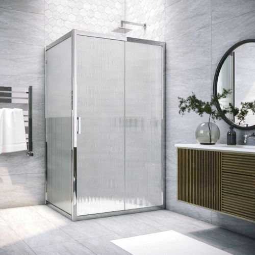 Душевой уголок Vegas-Glass ZP+ZPV TUR+NOVO ZP+ZPV TUR NOVO 100*70 08 Moru 100х70 стекло рифленое профиль хром без поддона