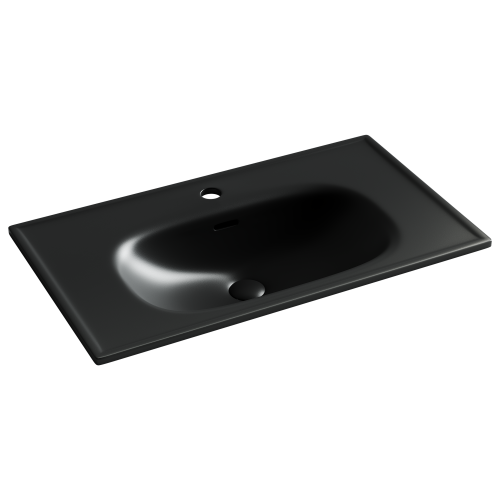 Раковина Ceramica Nova SABO 80 см CN13002MB накладная цвет черный матовый