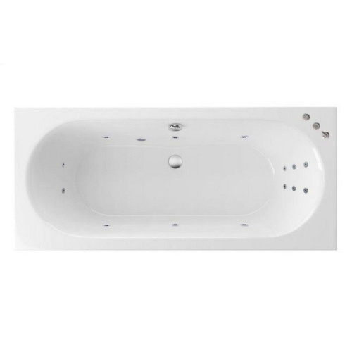 Ванна акриловая гидромассажная Excellent OCEANA WAEX.OCE18S.SMART.CR 180х80 пристенная прямоугольная с каркасом