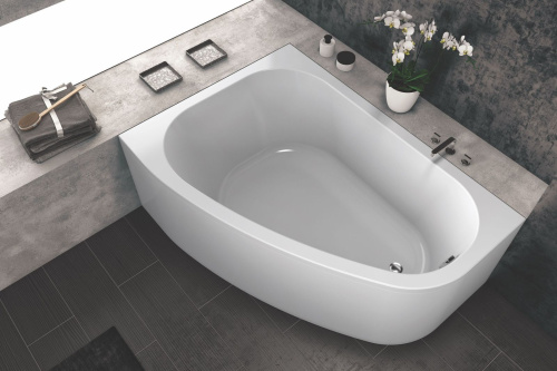 Ванна акриловая Kolpa-San CHAD 932980 170х120 угловая асимметричная без каркаса Ванна акриловая Kolpa-San CHAD 932980 170х120 угловая асимметричная без каркаса