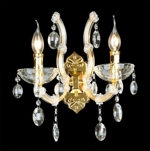Бра Crystal Lux Hollywood Gold (Холлывоод Голд) Hollywood AP2 Gold
