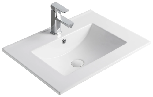 Раковина Gid Integrado 61 см 9060e (71101) встраиваемая цвет белый