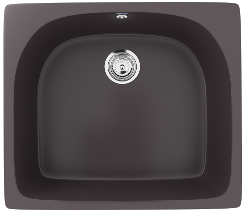Кухонная мойка Ulgran Classic U-408-345 59х51 цвет коричневый
