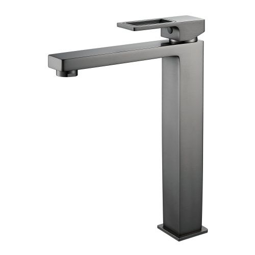 Смеситель Raffine F1196T на раковину оружейная сталь